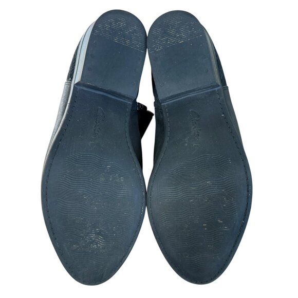 Clarks Ultimate Comfort Collection black leather side zip ankle boots size 6 1/2 - Picture 10 of 12